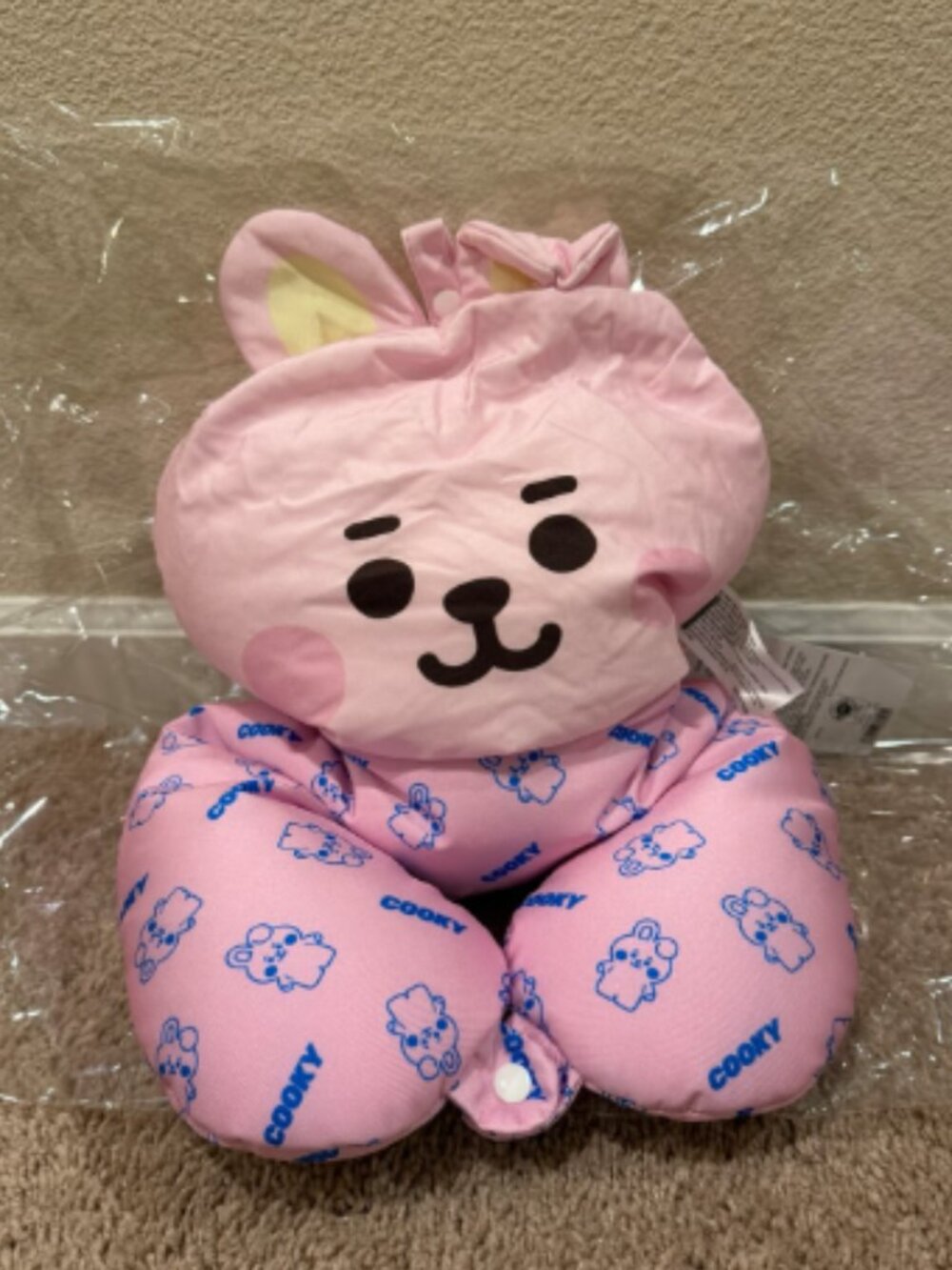 BT21 Baby Cooky Reversible Neck Pillow